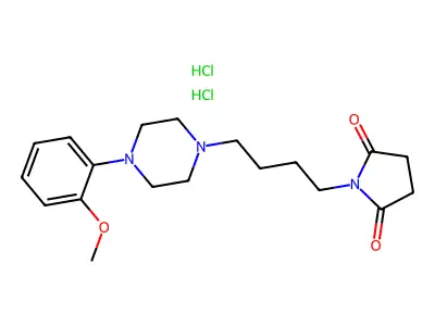 1-(4-(4-(2-Methoxyphenyl)-1-piperazinyl)butyl)-2,5-pyrrolidinedione structure