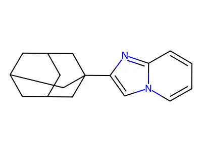 2-(1-Adamantyl)imidazo[1,2-a]pyridine structure