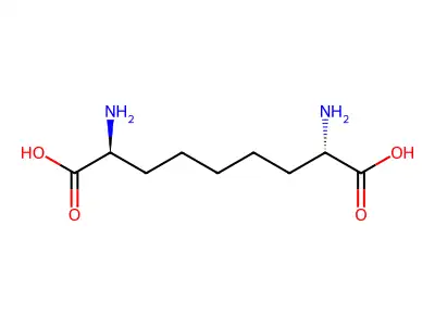 2,8-二氨基壬二酸 structure