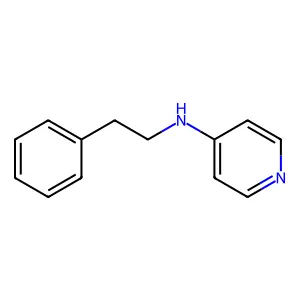 Pyridine, 4-(phenethylamino)- structure