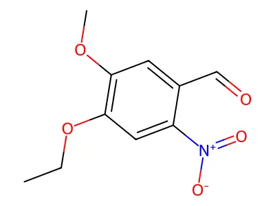 4-Ethoxy-5-methoxy-2-nitrobenzaldehyde structure