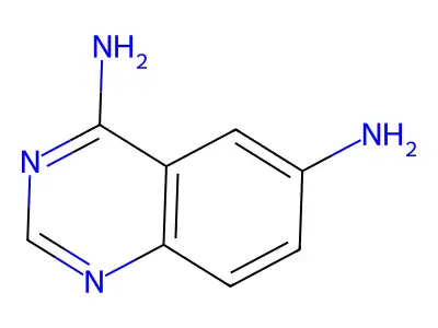 4,6-Quinazolinediamine structure