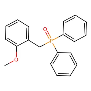 Phosphine oxide, [(2-methoxyphenyl)methyl]diphenyl- structure