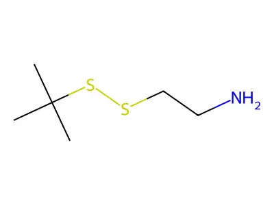 2-(叔丁基二硫代)乙胺 structure