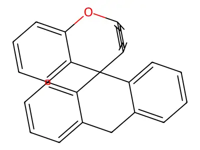 spiro[9H-anthracene-10,9'-xanthene] structure