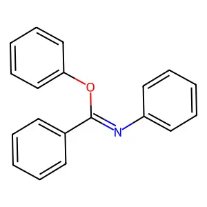 N-Phenyl-benzimidic acid phenyl ester structure