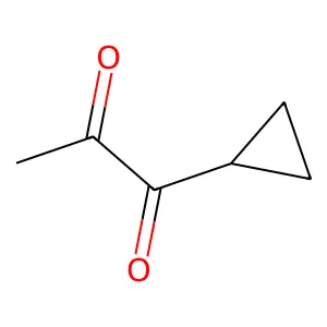 1,2-Propanedione,1-cyclopropyl- structure