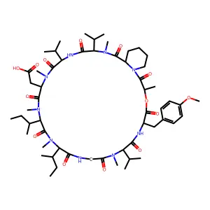 Cyclopeptolide 1 structure