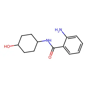 反式-2-氨基-N-(4-羟基环己基)苯甲酰胺 structure