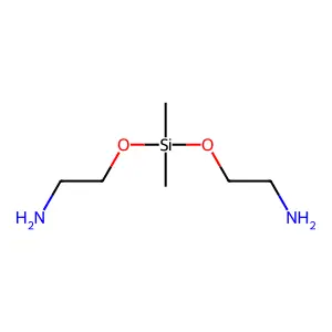 2,2'-((二甲基亚甲硅烷基)双氧)双乙胺 structure