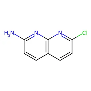 7-Chloro-1,8-naphthyridin-2-amine structure
