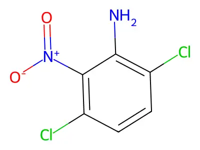 Benzenamine, 3,6-dichloro-2-nitro- structure
