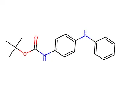 tert-butyl N-(4-anilinophenyl)carbamate structure