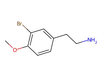 2-(3-Bromo-4-methoxyphenyl)ethan-1-amine structure