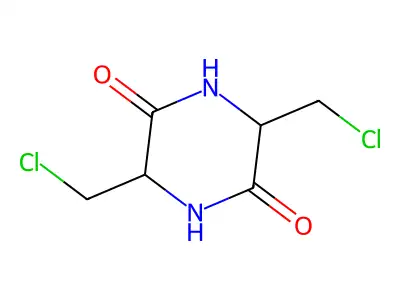 3,6-Bis(chloromethyl)piperazine-2,5-dione structure