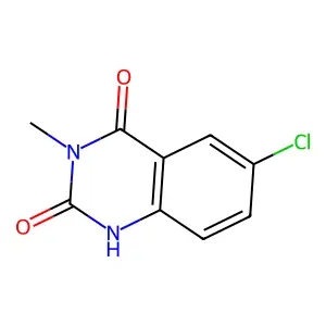 6-chloro-3-methyl-1H-quinazoline-2,4-dione structure