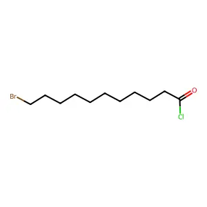 Undecanoyl chloride, 11-bromo- structure
