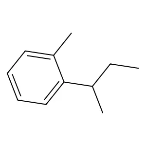 1-Methyl-2-(1-methylpropyl)benzene structure