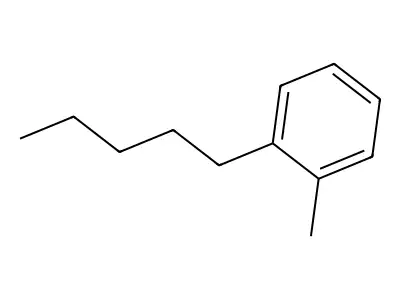 1-Methyl-2-pentylbenzene structure