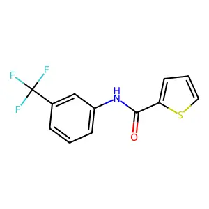 N-[3-(trifluoromethyl)phenyl]thiophene-2-carboxamide structure