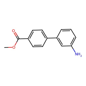 4'-Aminobiphenyl-3-carboxylic acid methyl ester structure