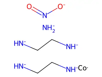 Azanide;bis(2-azanidylethylazanide);cobalt;nitrite structure