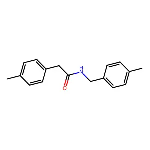 2-(4-methylphenyl)-N-[(4-methylphenyl)methyl]acetamide structure