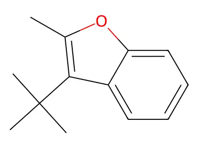 3-Tert-butyl-2-methyl-1-benzofuran structure