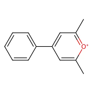 2,6-Dimethyl-4-phenylpyrylium structure