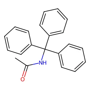 N-(三苯甲基)乙酰胺 structure