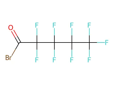 Nonafluoropentanoyl bromide structure