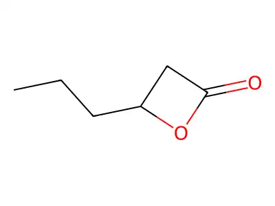 beta-Propyl-beta-propiolactone structure