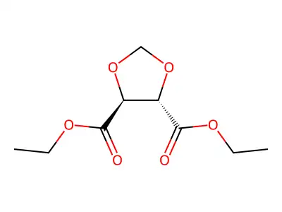 Diethyl 1,3-dioxolane-4,5-dicarboxylate structure