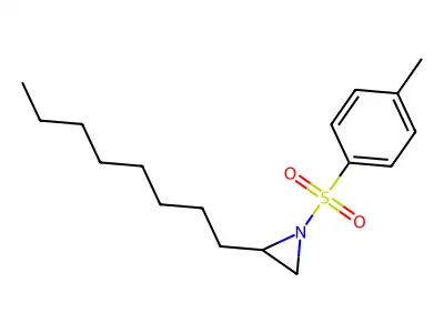 Aziridine, 1-[(4-methylphenyl)sulfonyl]-2-octyl- structure