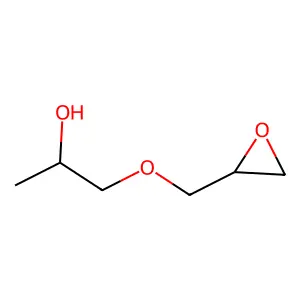 1-(Oxiran-2-ylmethoxy)propan-2-ol structure