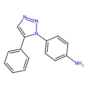 4-(5-Phenyl-[1,2,3]triazol-1-yl)-phenylamine structure