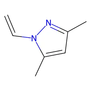 3,5-Dimethyl-1-vinylpyrazole structure