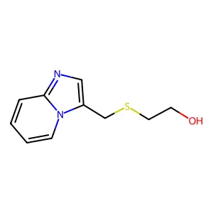 2-(Imidazo[1,2-a]pyridin-3-ylmethylsulfanyl)ethanol structure