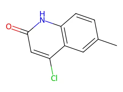 4-Chloro-6-methyl-2(1H)-quinolinone structure