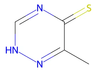 6-methyl-2H-1,2,4-triazine-5-thione structure