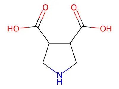 Pyrrolidine-3,4-dicarboxylic Acid structure