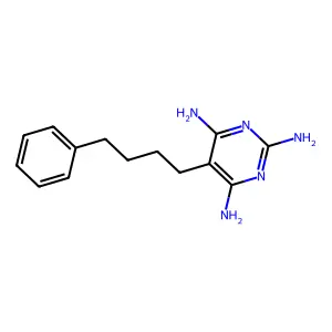 2,4,6-Pyrimidinetriamine, 5-(4-phenylbutyl)- structure