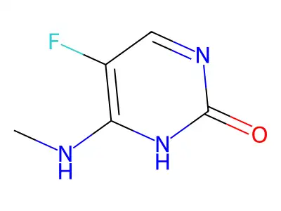 5-Fluoro-6-(methylamino)pyrimidin-2(1H)-one structure