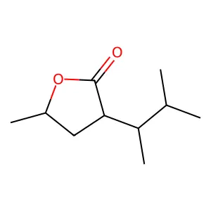 2(3H)-Furanone, dihydro-3-(1,2-dimethylpropyl)-5-methyl- structure