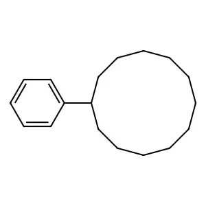 Cyclododecylbenzene structure