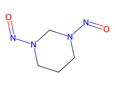 di(N-nitroso)-perhydropyrimidine structure