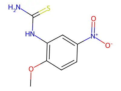 1-(2-Methoxy-5-nitrophenyl)-2-thiourea structure