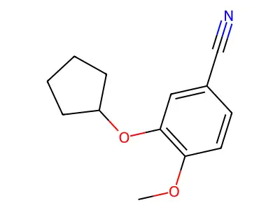 3-(Cyclopentyloxy)-4-methoxybenzonitrile structure
