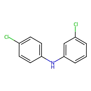3-Chloro-N-(4-chlorophenyl)benzenamine structure