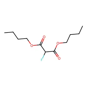 Dibutyl 2-fluoropropanedioate structure